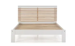 Bed Vectra 140x190 Wit Wax Met Latten Set - Giga Meubel