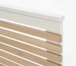 Bed Vectra 140x190 Wit Wax Met Latten Set - Giga Meubel