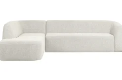 BePureHome Hoekbank Sloping Links Pearl Melange