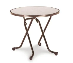 BEST Klaptafel Rond Ø80cm Dublin Bruin