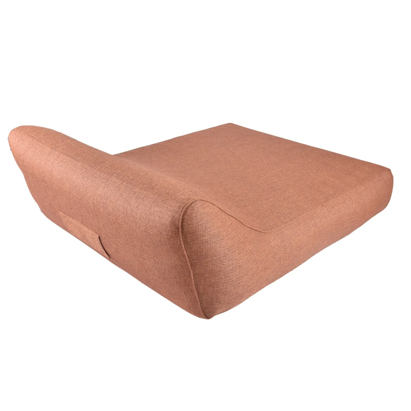BEST Opblaasbaar 2-persoons Ligbed Vivero Met Hoge Rugleuning Terracotta
