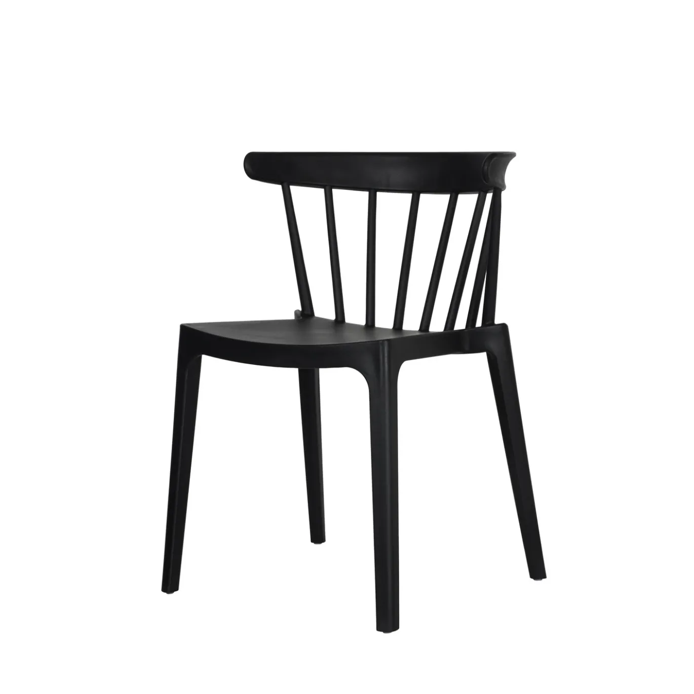 BEST Tuinstoel Windson Stapelbaar Zwart