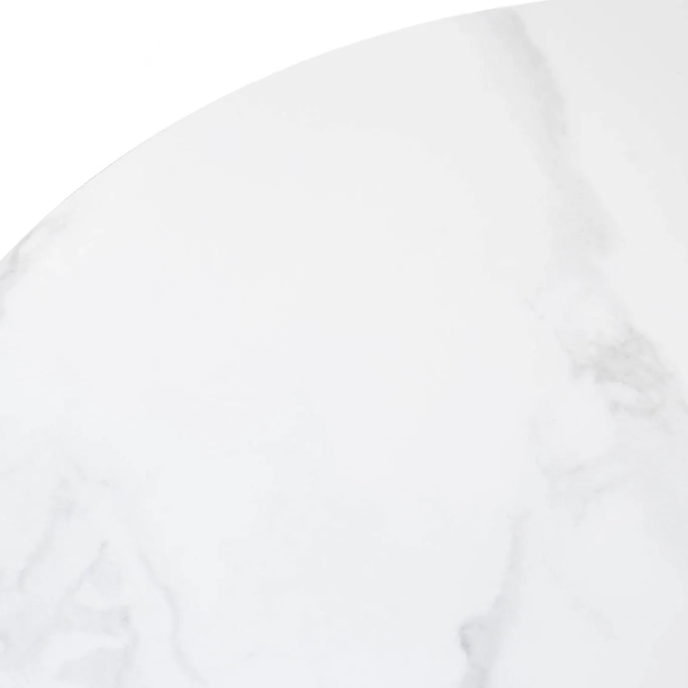 Bijzettafel Alba Walnoot Marmer 60cm Rond - Giga Meubel