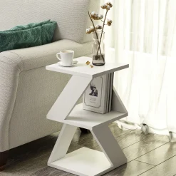 Bijzettafel Albeni Wit