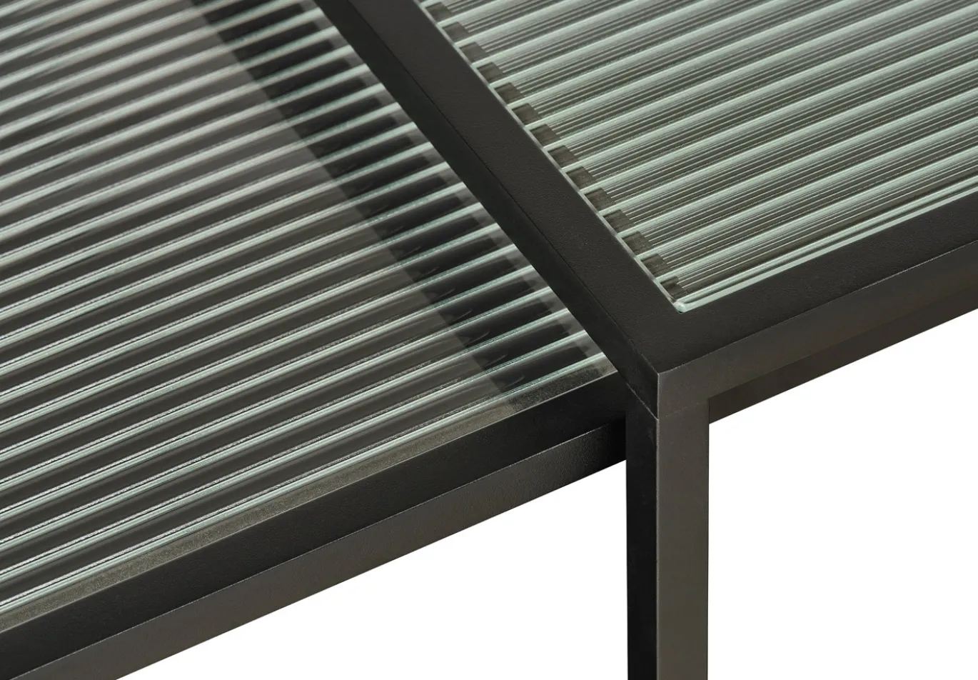 Bijzettafel Bronco Set Zwart Metaal - Giga Living