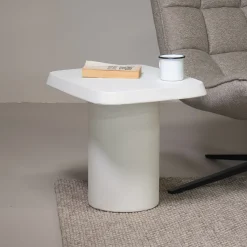 Bijzettafel Carly Beige 53cm - Giga Meubel