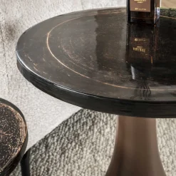 Bijzettafel Eclipse Druppel Koper S - Giga Meubel