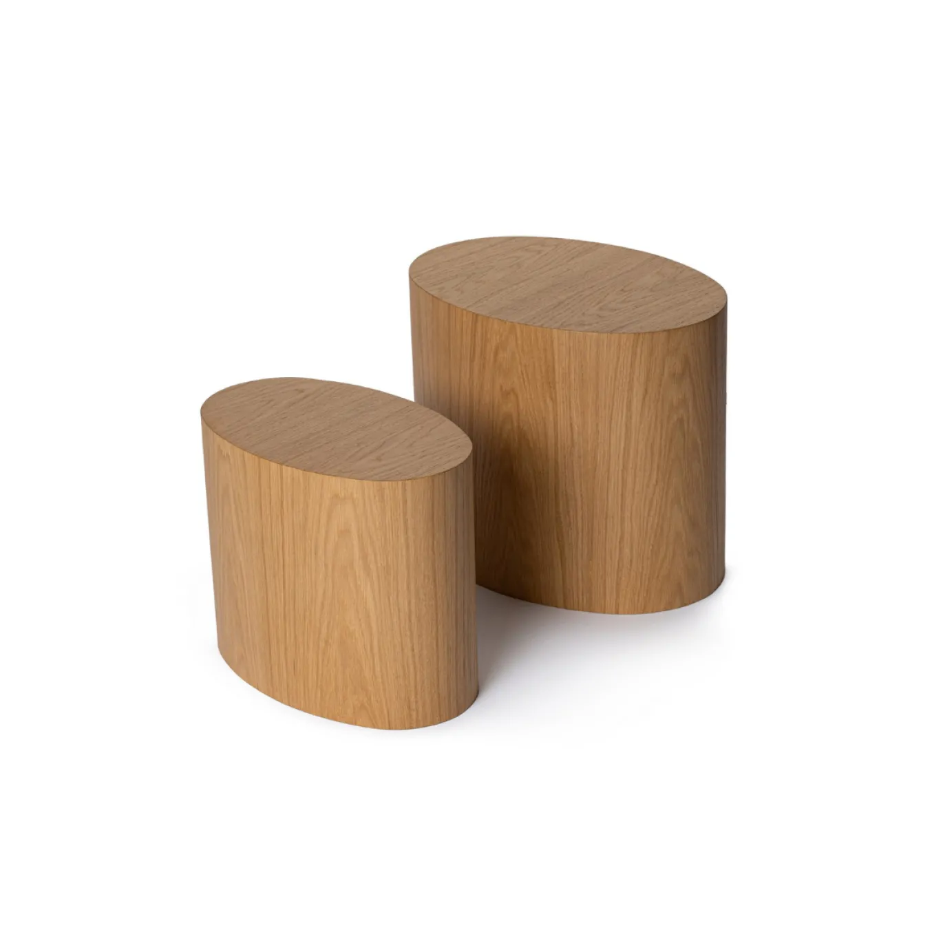 Bijzettafel Elipse Naturel Set van 2