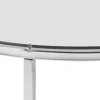 Bijzettafel Elora Rond Glas Transparant Ø55cm - Giga Living