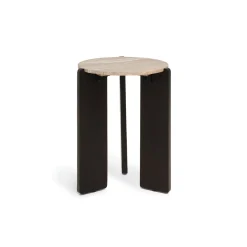 Bijzettafel Lila Donkerbruin - Giga Meubel