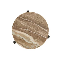 Bijzettafel Lila Donkerbruin - Giga Meubel