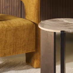 Bijzettafel Lila Donkerbruin - Giga Meubel