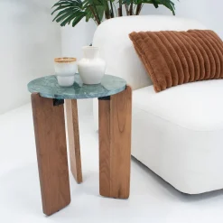 Bijzettafel Lila Walnoot - Giga Meubel