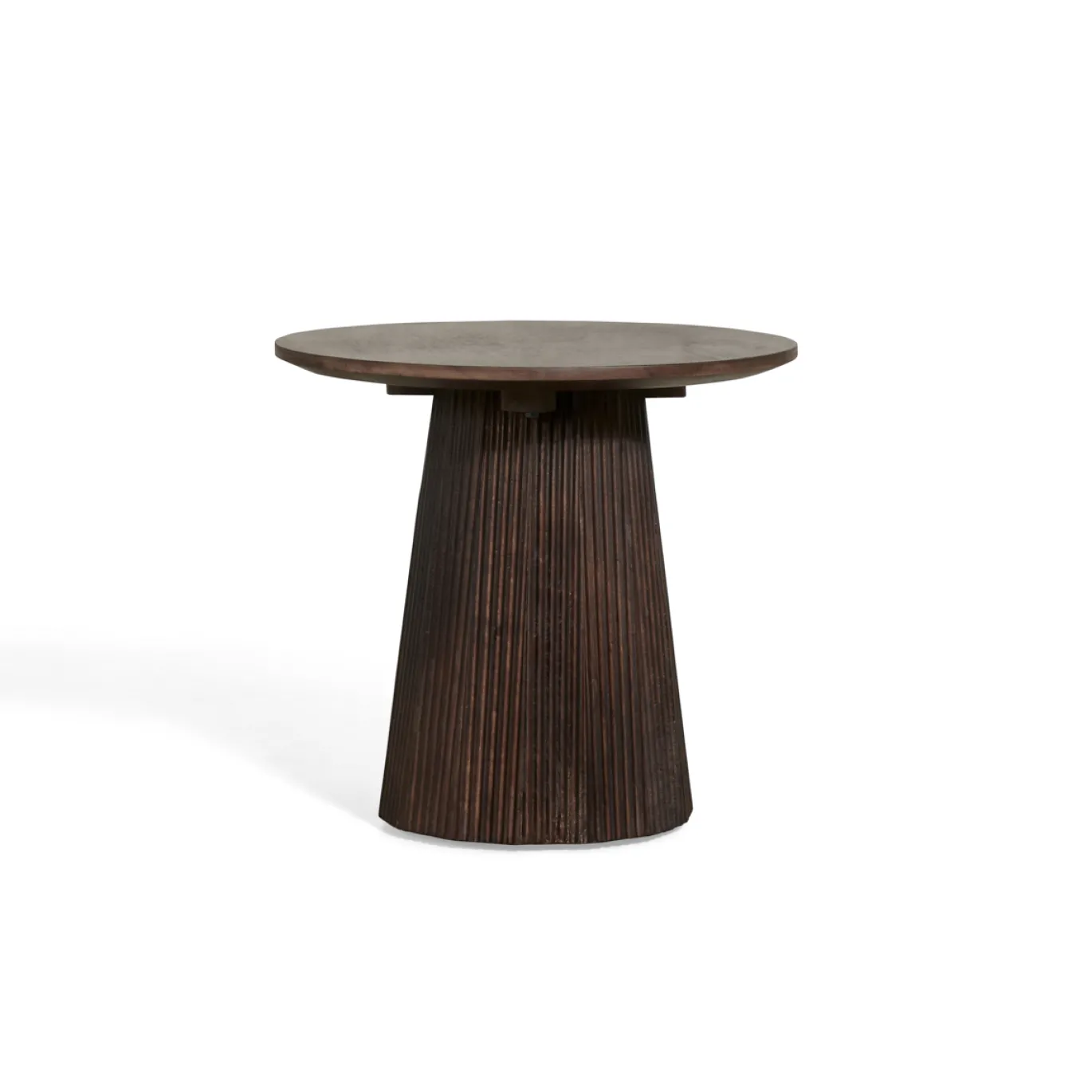 Bijzettafel Mokka Donkerbruin Ø50cm - Giga Meubel