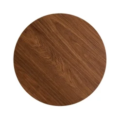 Bijzettafel Nora Walnoot Ø40cm - Giga Meubel