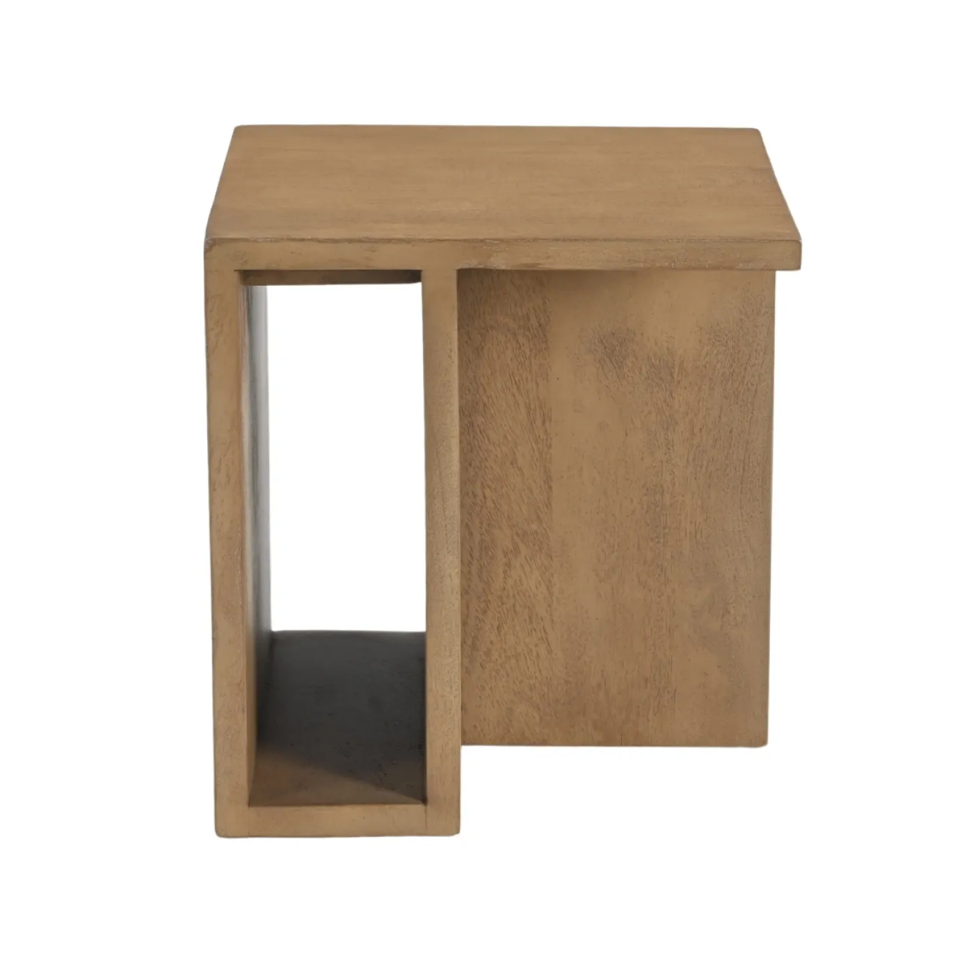 Bijzettafel Onni Naturel Vierkant 42cm - Giga Meubel