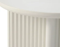 Bijzettafel Palma Greige MDF Ø50cm - Giga Living