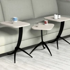 Bijzettafel Pion Crème Set van 3