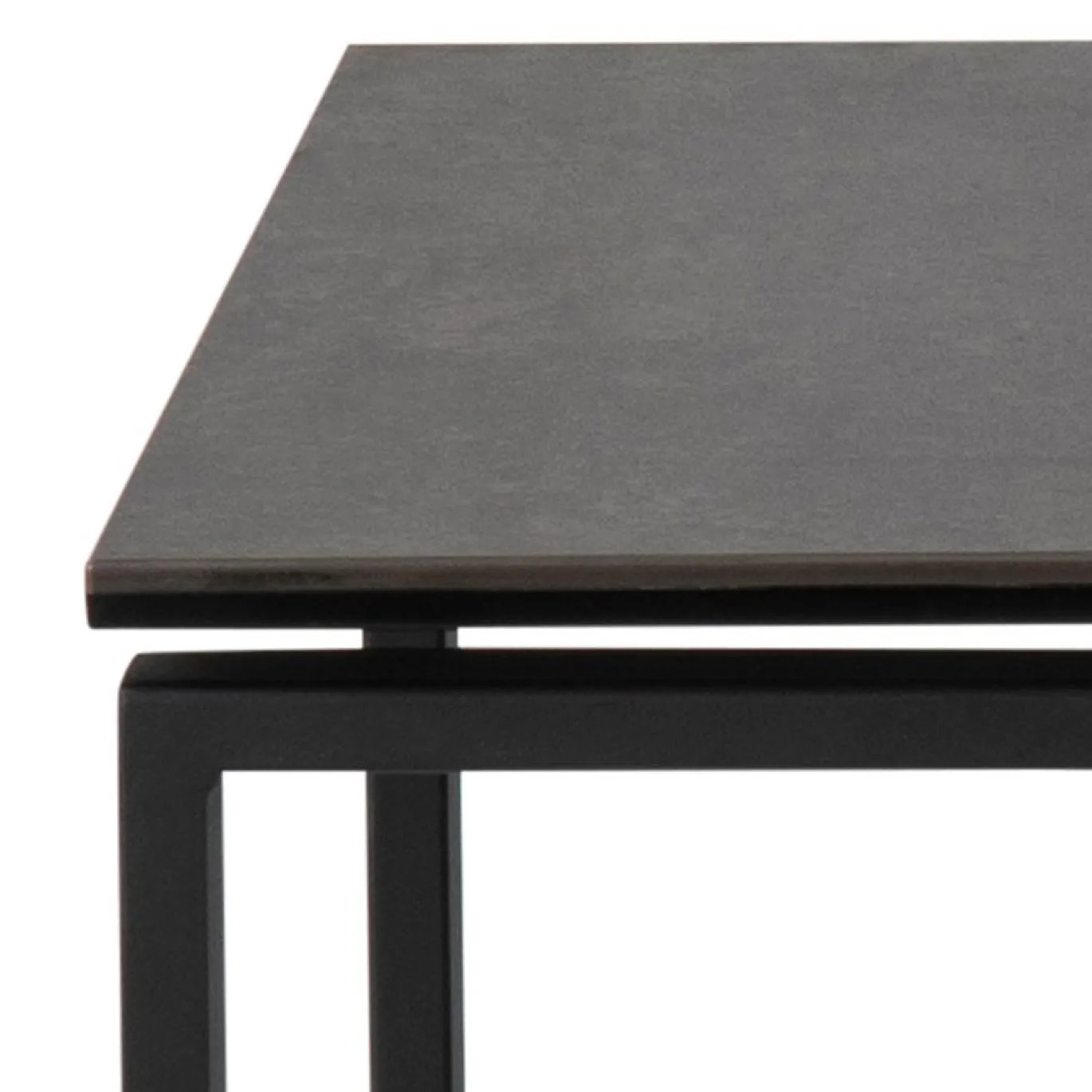 Bijzettafel Set van 3 Glentruan Zwart Keramiek - Giga Living