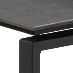 Bijzettafel Set van 3 Glentruan Zwart Keramiek - Giga Living