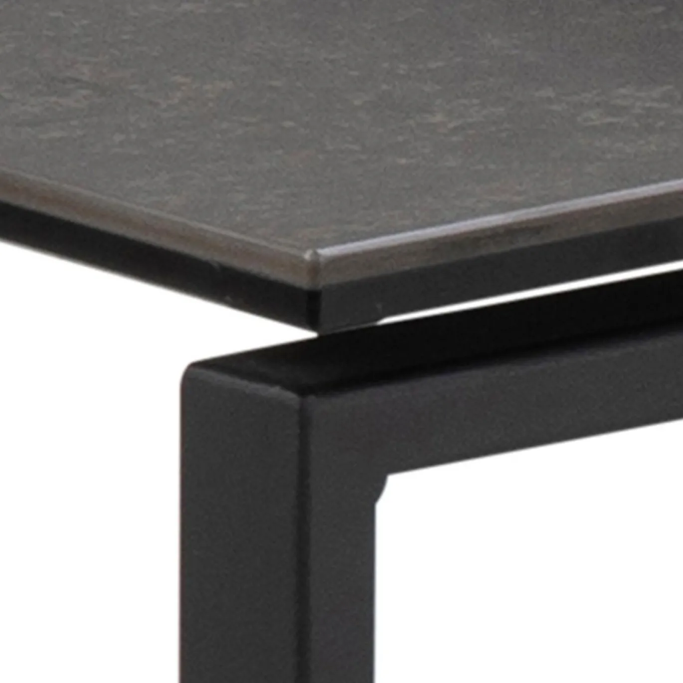 Bijzettafel Set van 3 Glentruan Zwart Keramiek - Giga Living