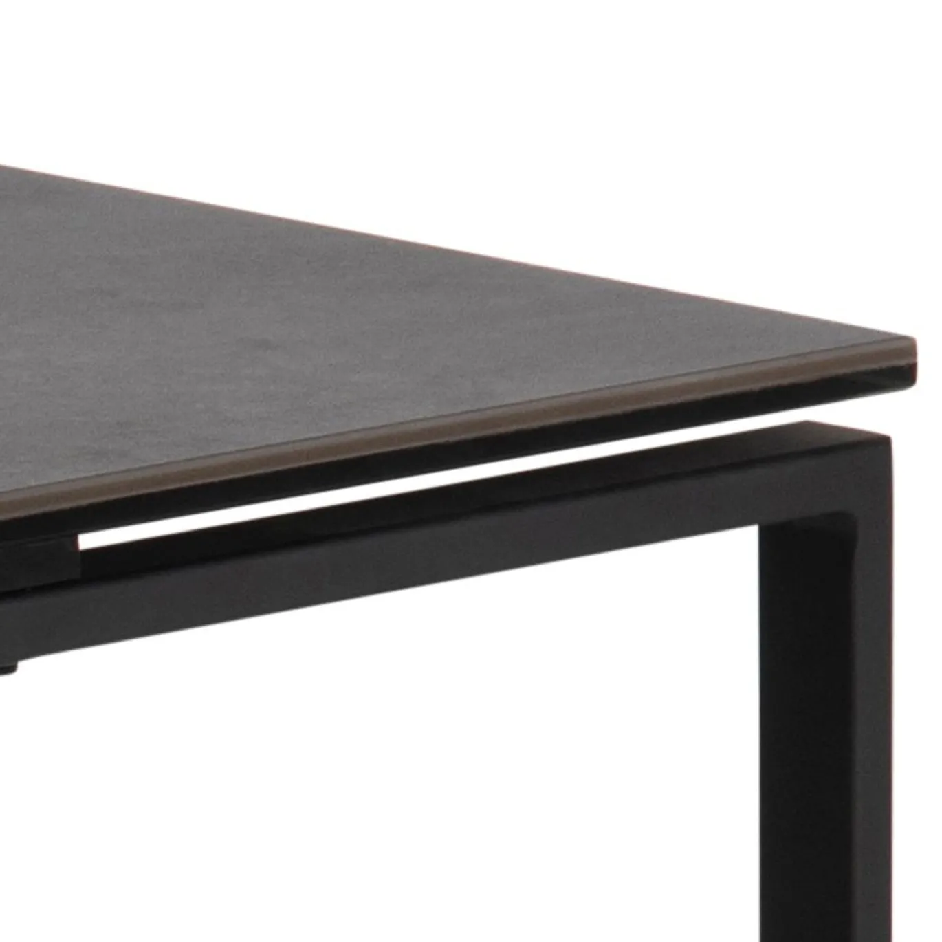 Bijzettafel Set van 3 Glentruan Zwart Keramiek - Giga Living