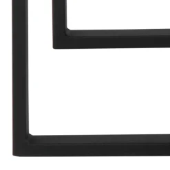 Bijzettafel Set van 3 Glentruan Zwart Keramiek - Giga Living