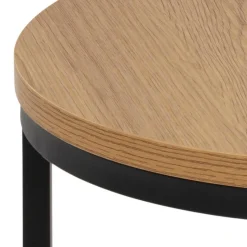 Bijzettafel Solin Set MDF Naturel - Giga Living