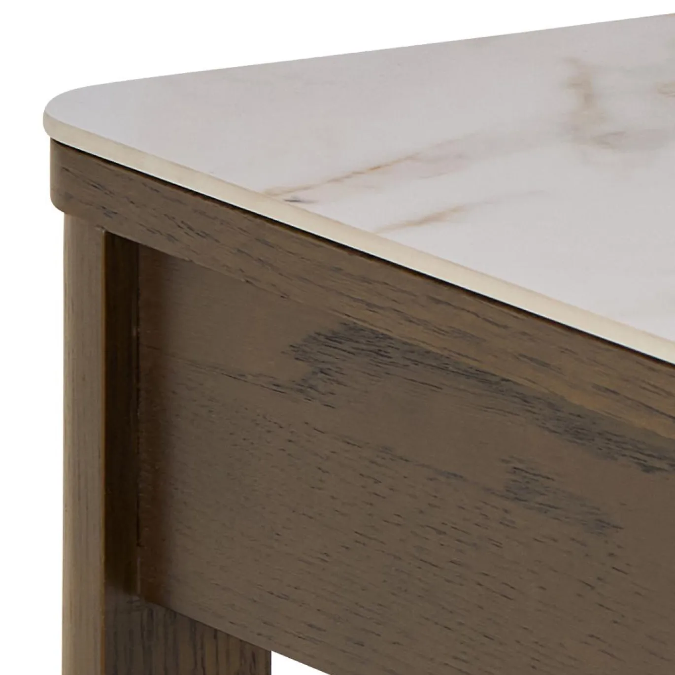 Bijzettafel Wilven Keramiek Cream Talvera 45cm - Giga Living