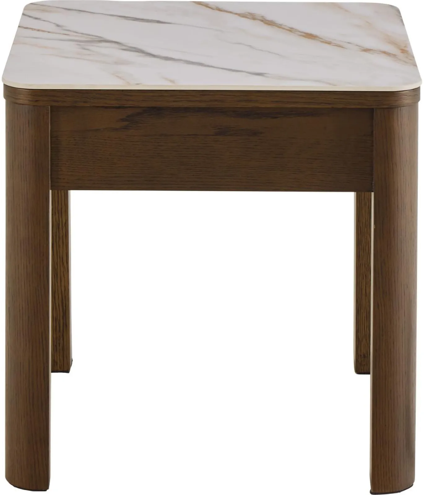 Bijzettafel Wilven Keramiek Cream Talvera 45cm - Giga Living