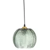 Bloomingville Adar Hanglamp Groen Glas