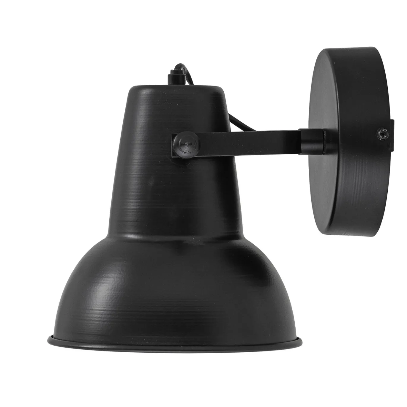 Bloomingville Nikos Wandlamp Zwart Metal
