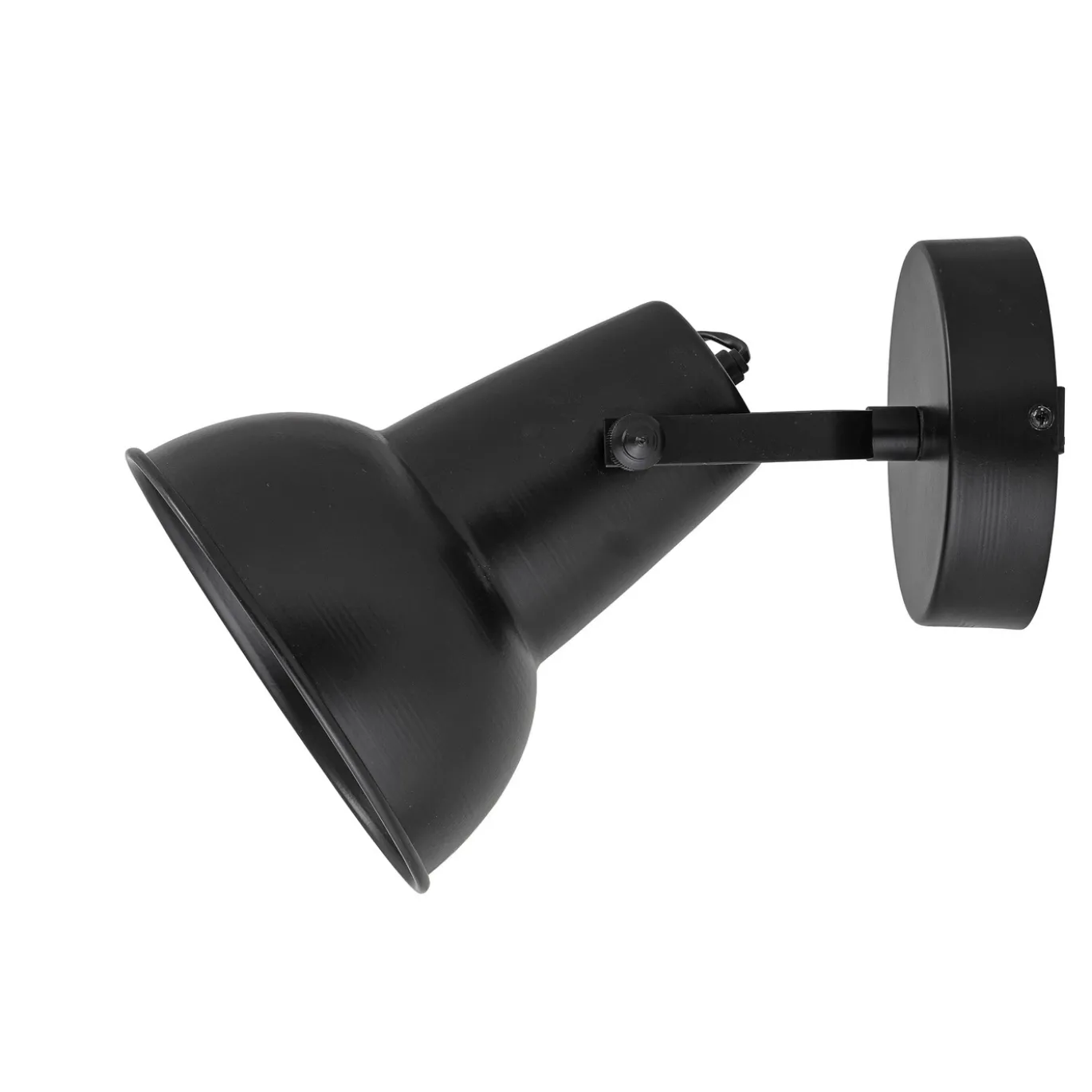 Bloomingville Nikos Wandlamp Zwart Metal