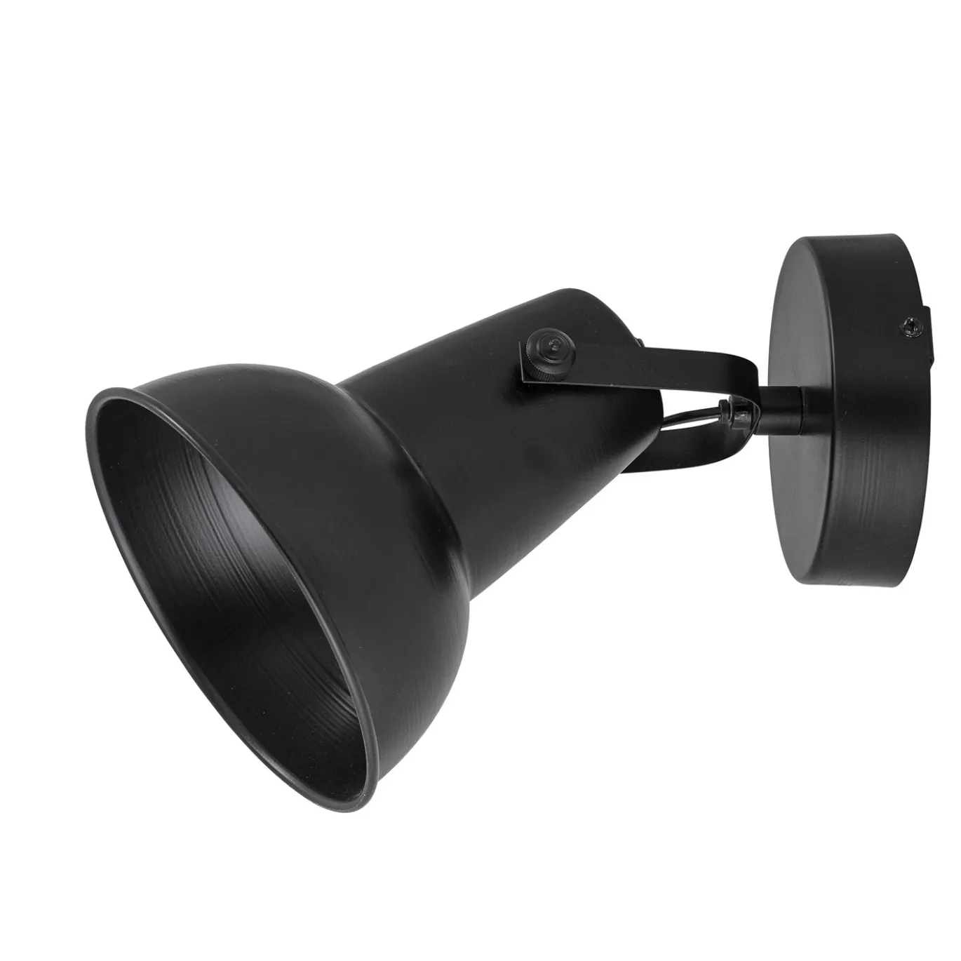 Bloomingville Nikos Wandlamp Zwart Metal