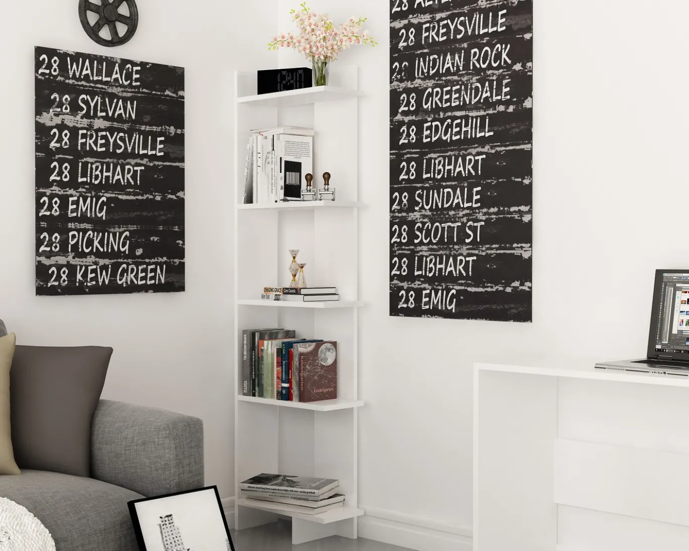 Boekenkast Als Wit