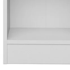Boekenkast Basic met 2 planken Wit - Giga Living