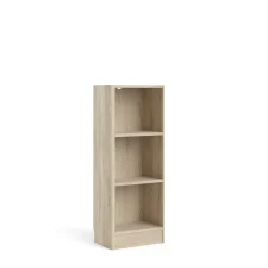Boekenkast Basic met 2 planken Eikenlook - Giga Living