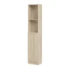 Boekenkast Basic Naturel Dicht 41x203cm - Giga Living