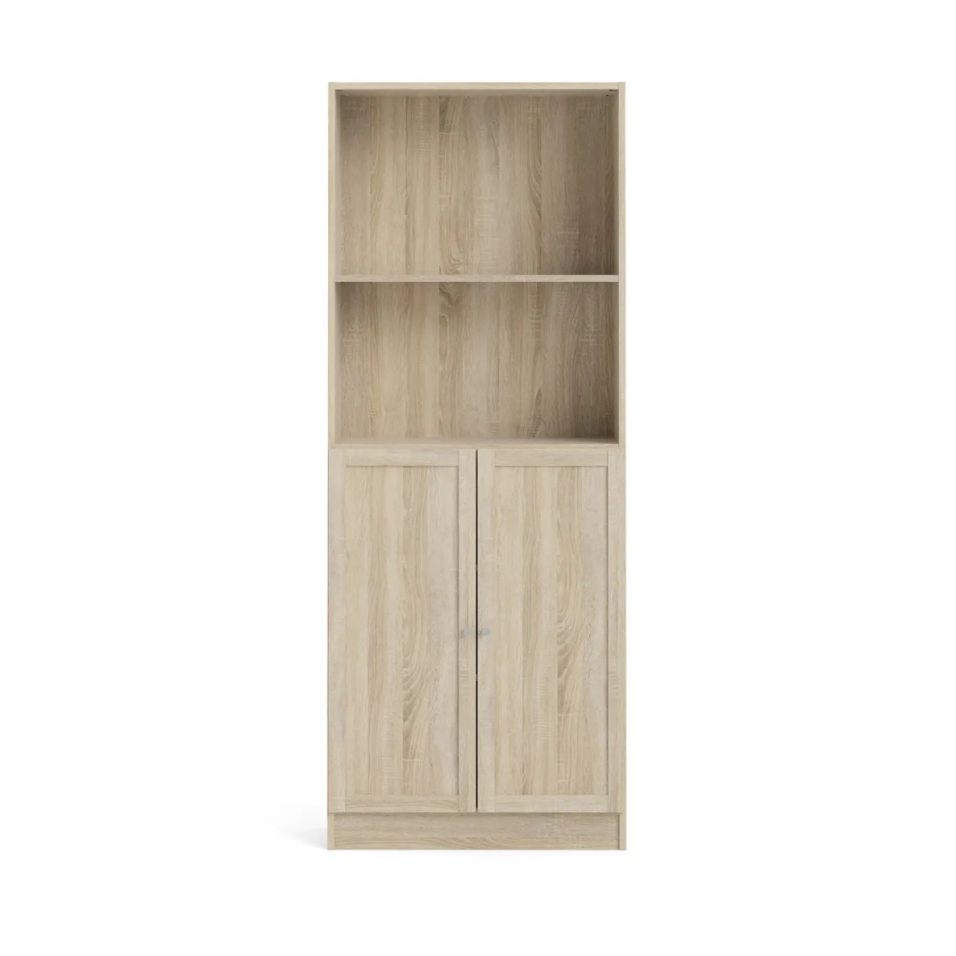 Boekenkast Basic Naturel Open/dicht 79x203cm - Giga Living