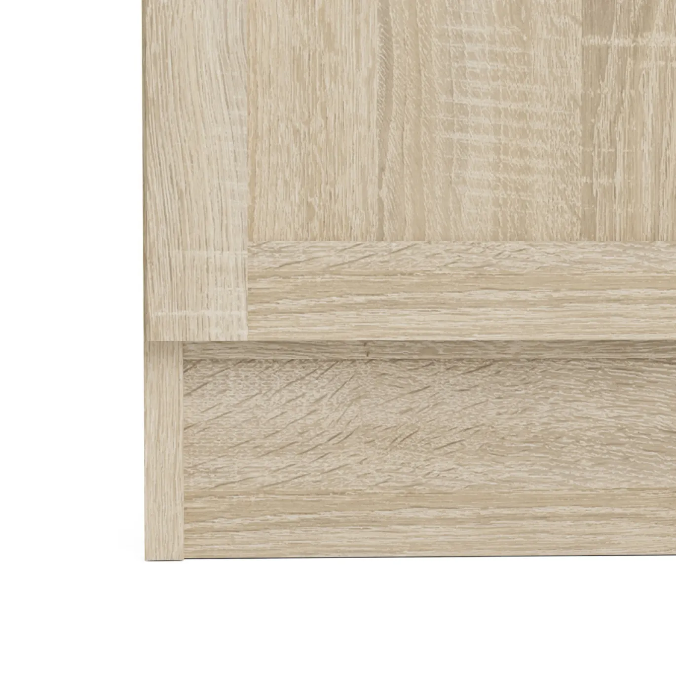 Boekenkast Basic Naturel Open/dicht 79x203cm - Giga Living