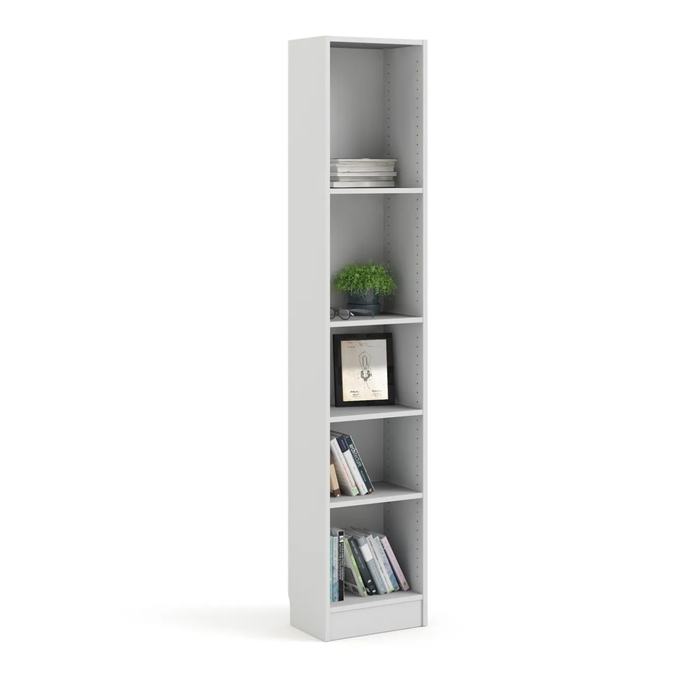 Boekenkast Basic Wit 40cm - Giga Living