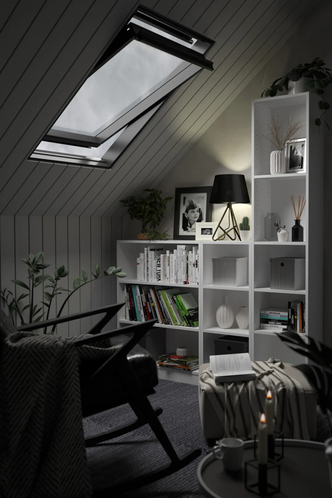 Boekenkast Basic Wit 40cm - Giga Living