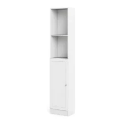 Boekenkast Basic Wit Dicht 41x203cm - Giga Living