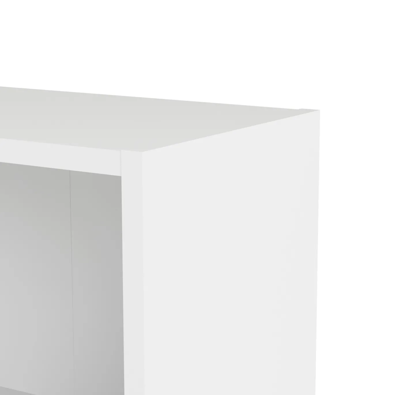 Boekenkast Basic Wit Open met 2 Planken- Giga Living