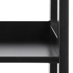 Boekenkast Batignano MDF Zwart 63x130cm - Giga Living
