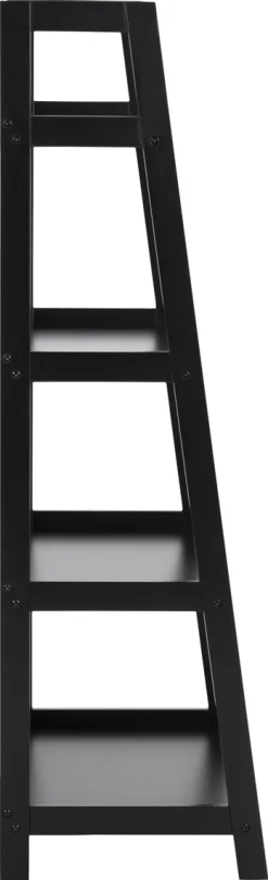 Boekenkast Batignano MDF Zwart 63x130cm - Giga Living