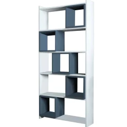 Boekenkast Box Wit/Blauw