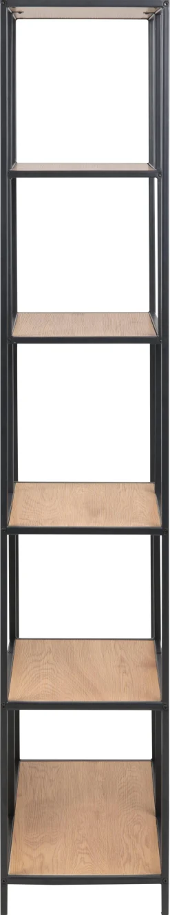 Boekenkast Bronx MDF Naturel 77x185cm - Giga Living