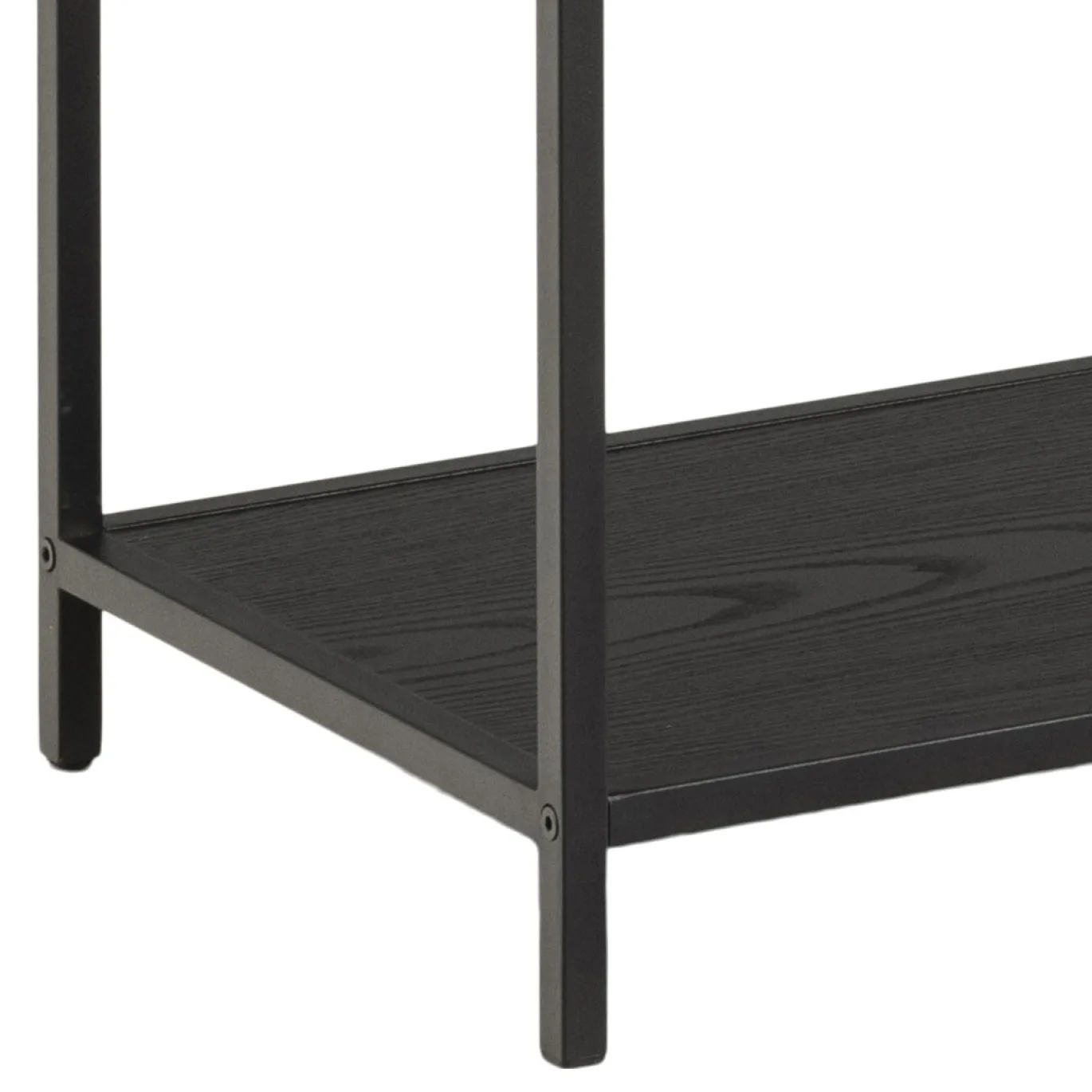 Boekenkast Bronx MDF Zwart 135x150cm - Giga Living