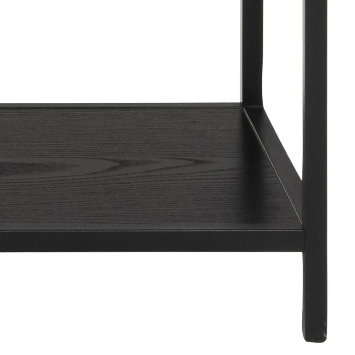 Boekenkast Bronx MDF Zwart 135x150cm - Giga Living